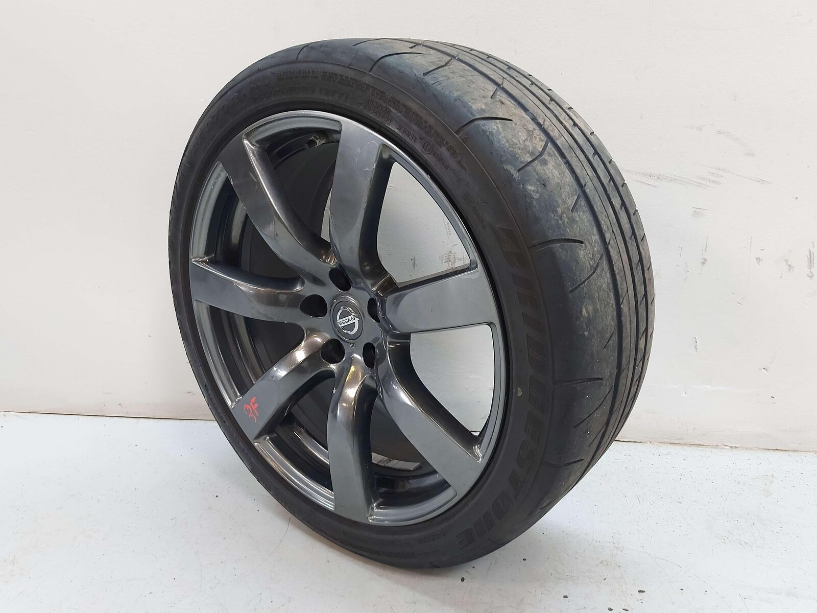 09-11 Nissan GT-R R35 Alloy Wheel Set of 4 20"x9.5"/10.5" w/ Runflat