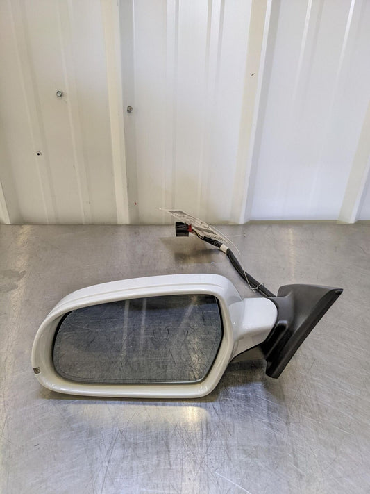 💥09-14 AUDI A5 LH Left Door Mirror White Automatic Dimming Painted Cover💥