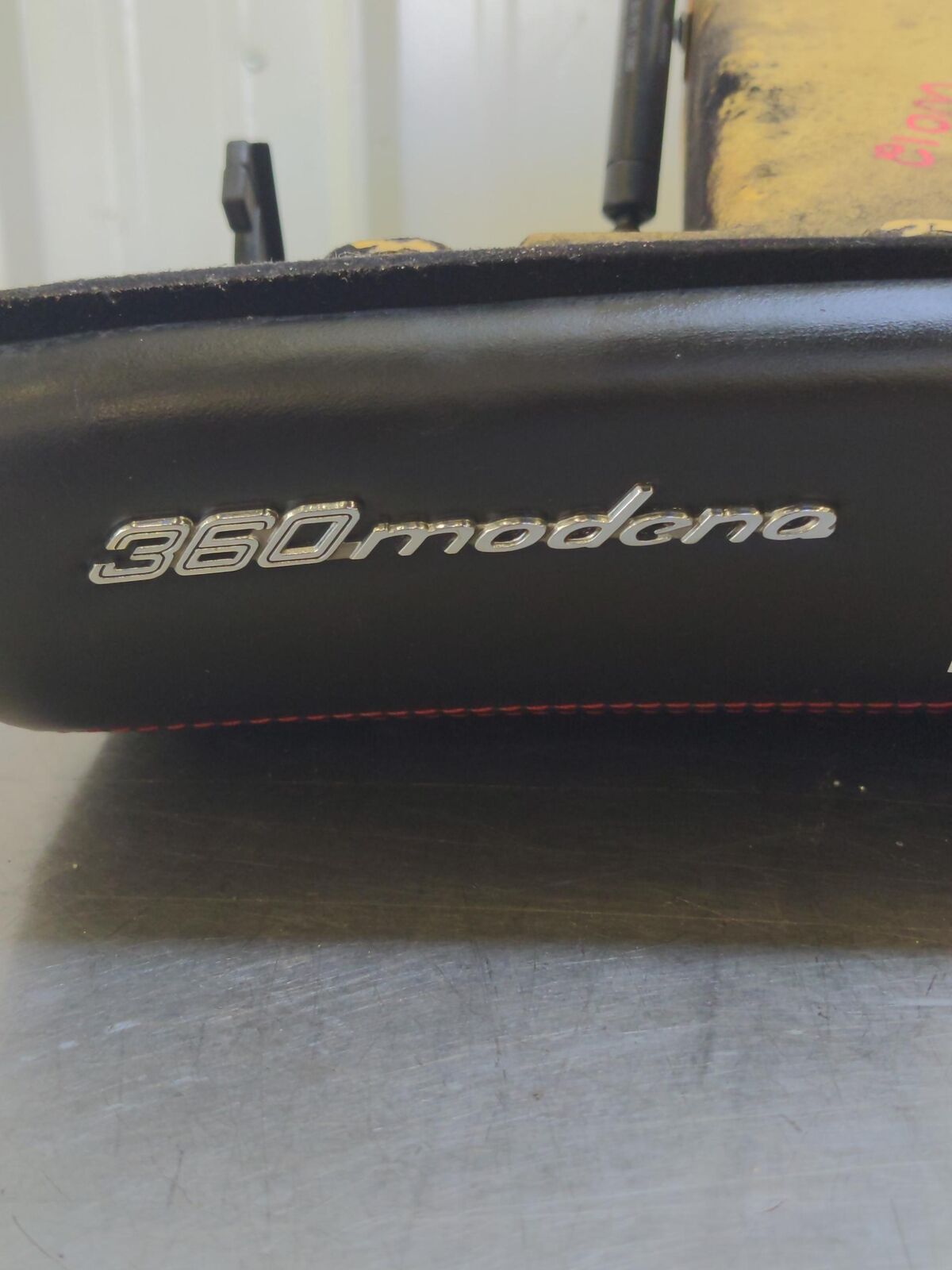 2000 Ferrari 360 Modena Glove Box Black With Red Stitching