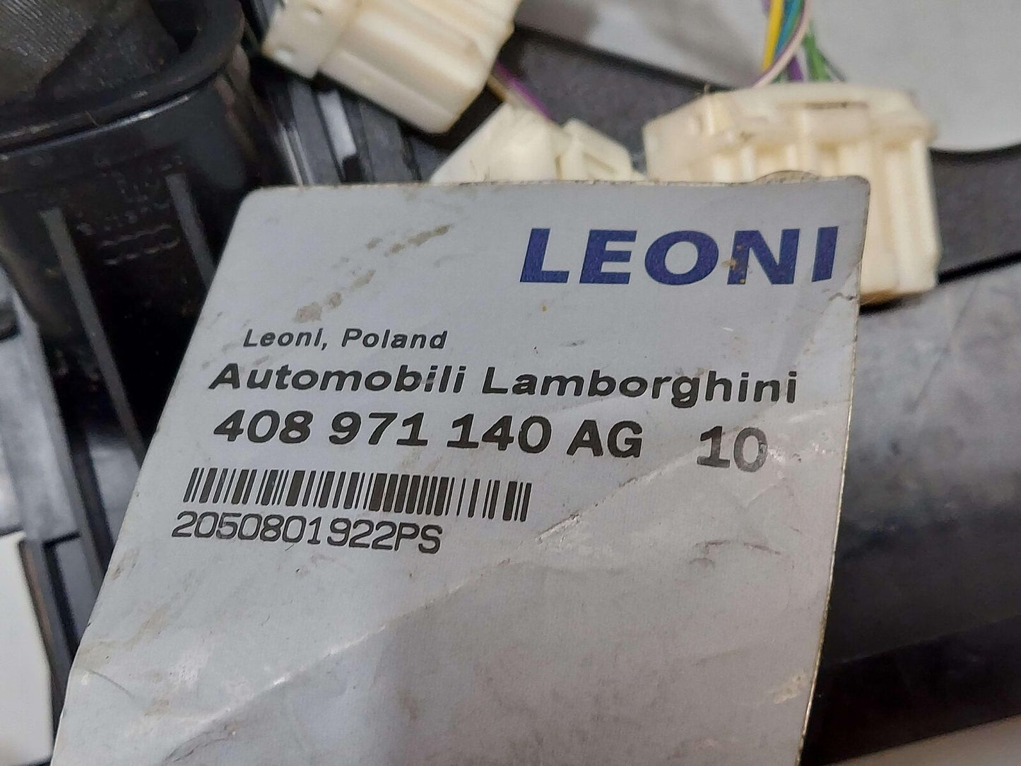 13 Lamborghini Gallardo LP560 5.2L Chassis Cabin Wire Wiring Harness 408971140