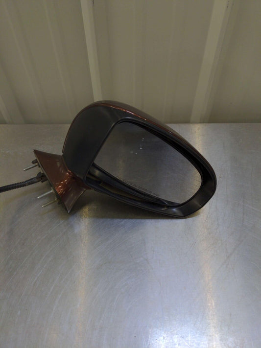 FITS 09 TOYOTA VENZA Door Mirror Right Brown Gouge In Paint See Pics 57k