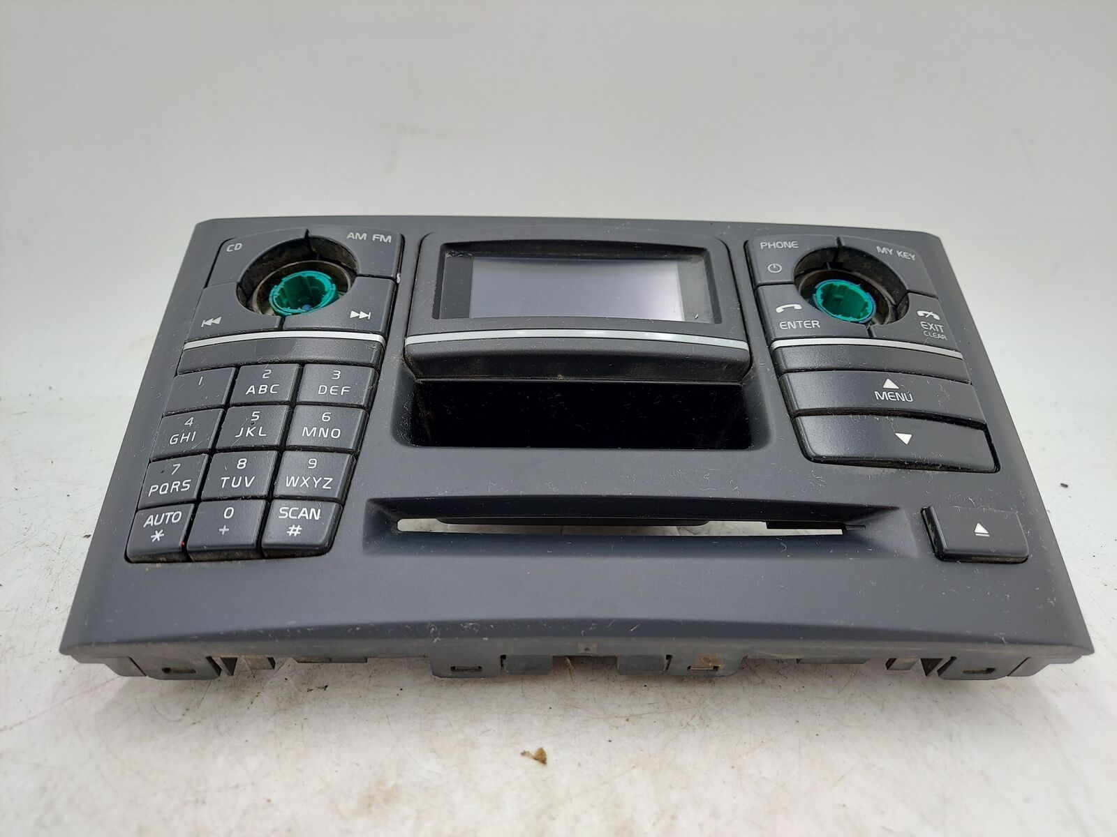 07-12 Volvo XC90 Radio Am Fm Phone Receiver Control Panel *Less Knobs* 31300029