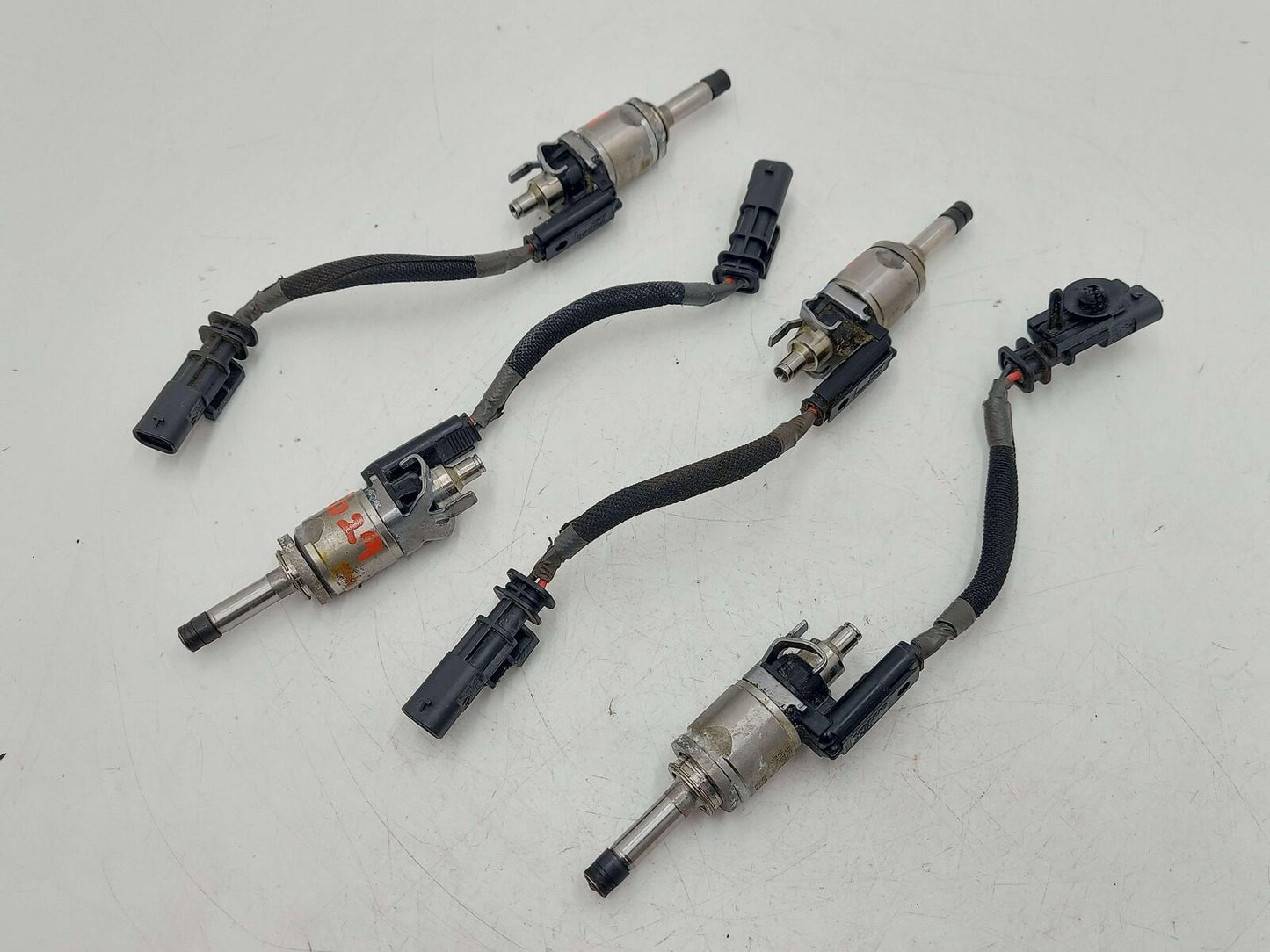 17-18 Volvo S90 Set OF 5 Fuel Injection Injectors 31336653 43K KMS