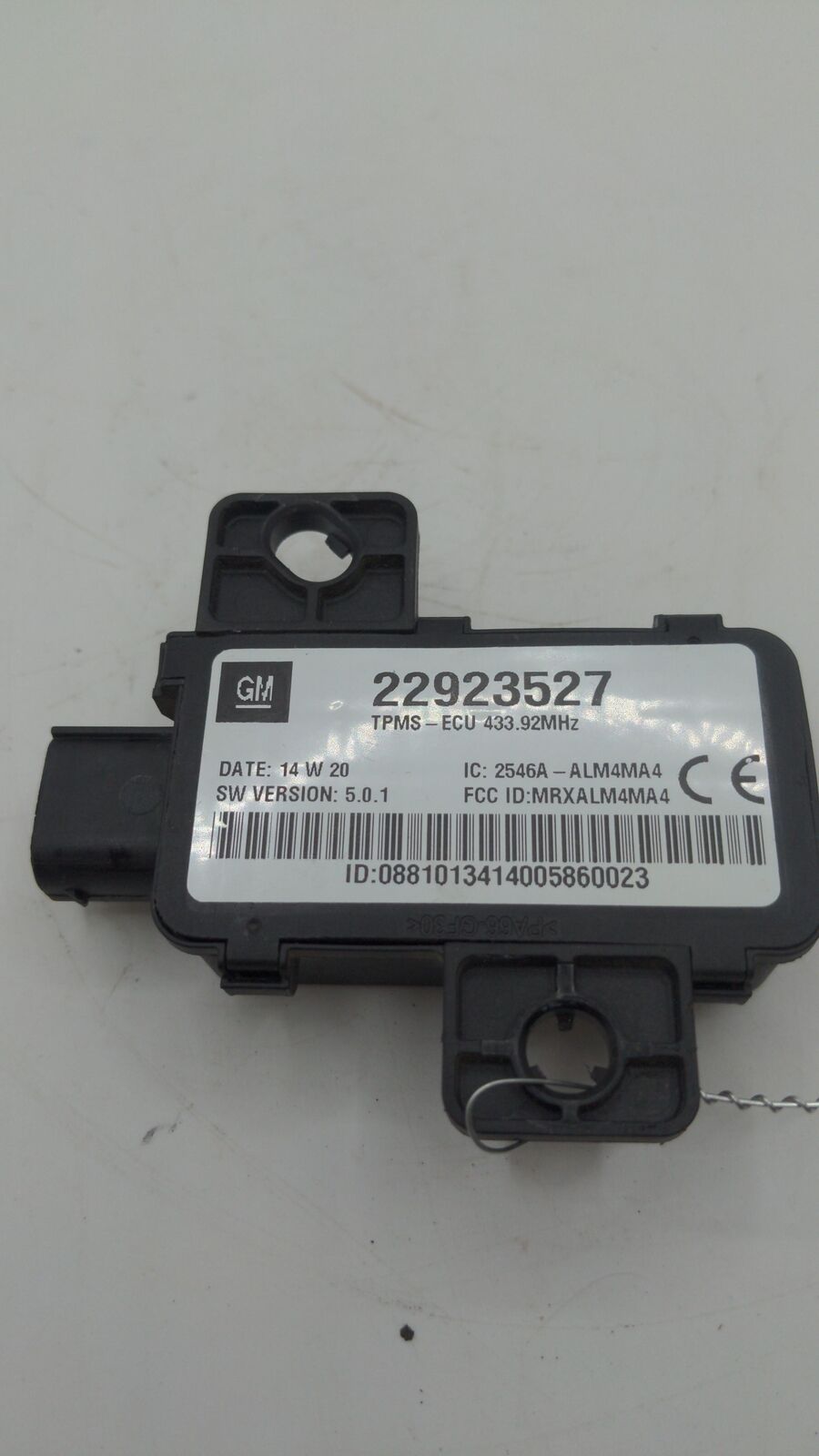 14 CHEVY CORVETTE 22923527 TPMS Tire Pressure Monitor Sensor Indicator Module