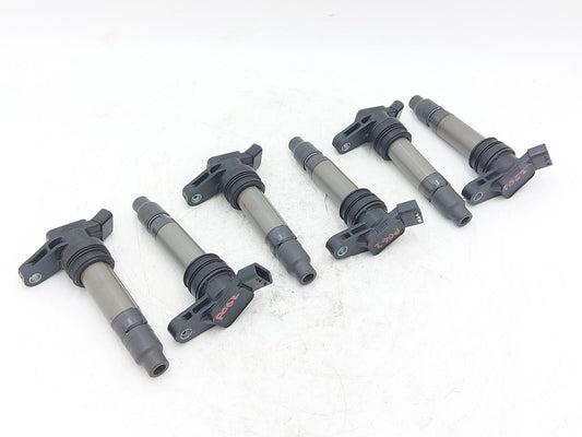 08-15 VOLVO XC70 SET OF 6 DENSO IGNITION COIL PACK 099700-1070
