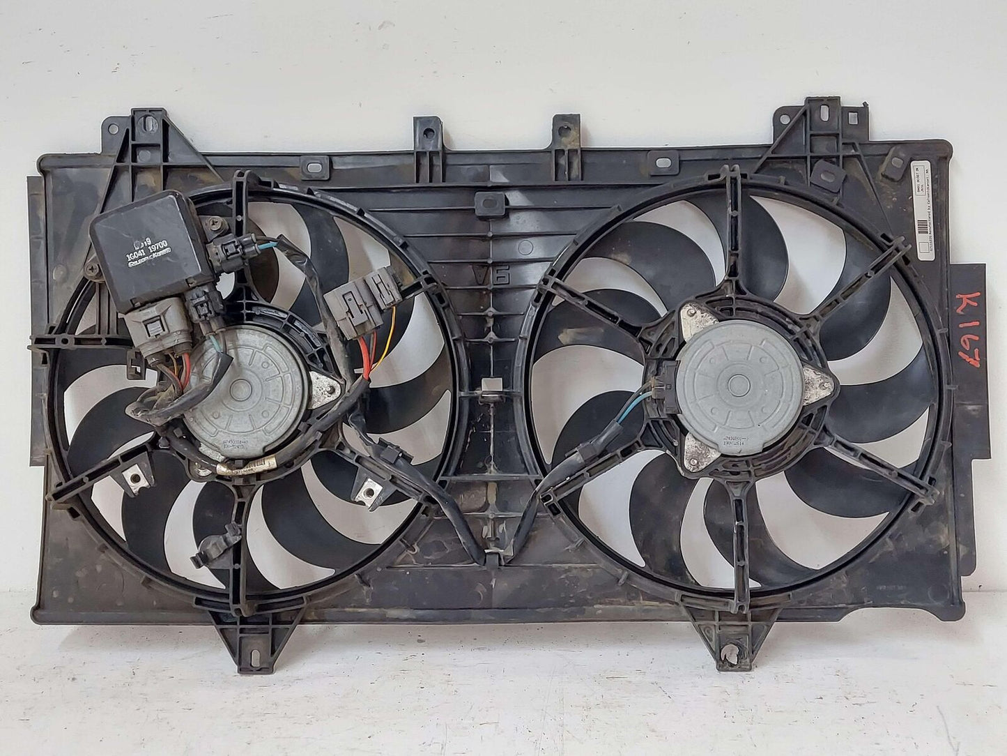 11-13 Mazda 6 2.5L Electric Cooling Fan Motor BM818C607BK