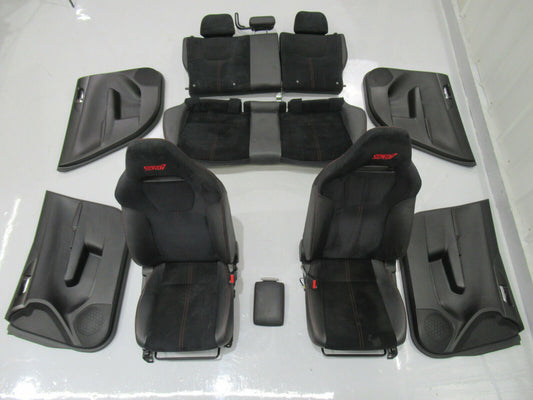 T106 2012 12 SUBARU IMPREZA WRX STI FRONT REAR SEATS INTERIOR TRIM PANELS