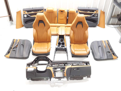 15-19 X6M F86 F16 X6 Tan Interior Set (Seats Door Console Dash Trim) BROWN *Note