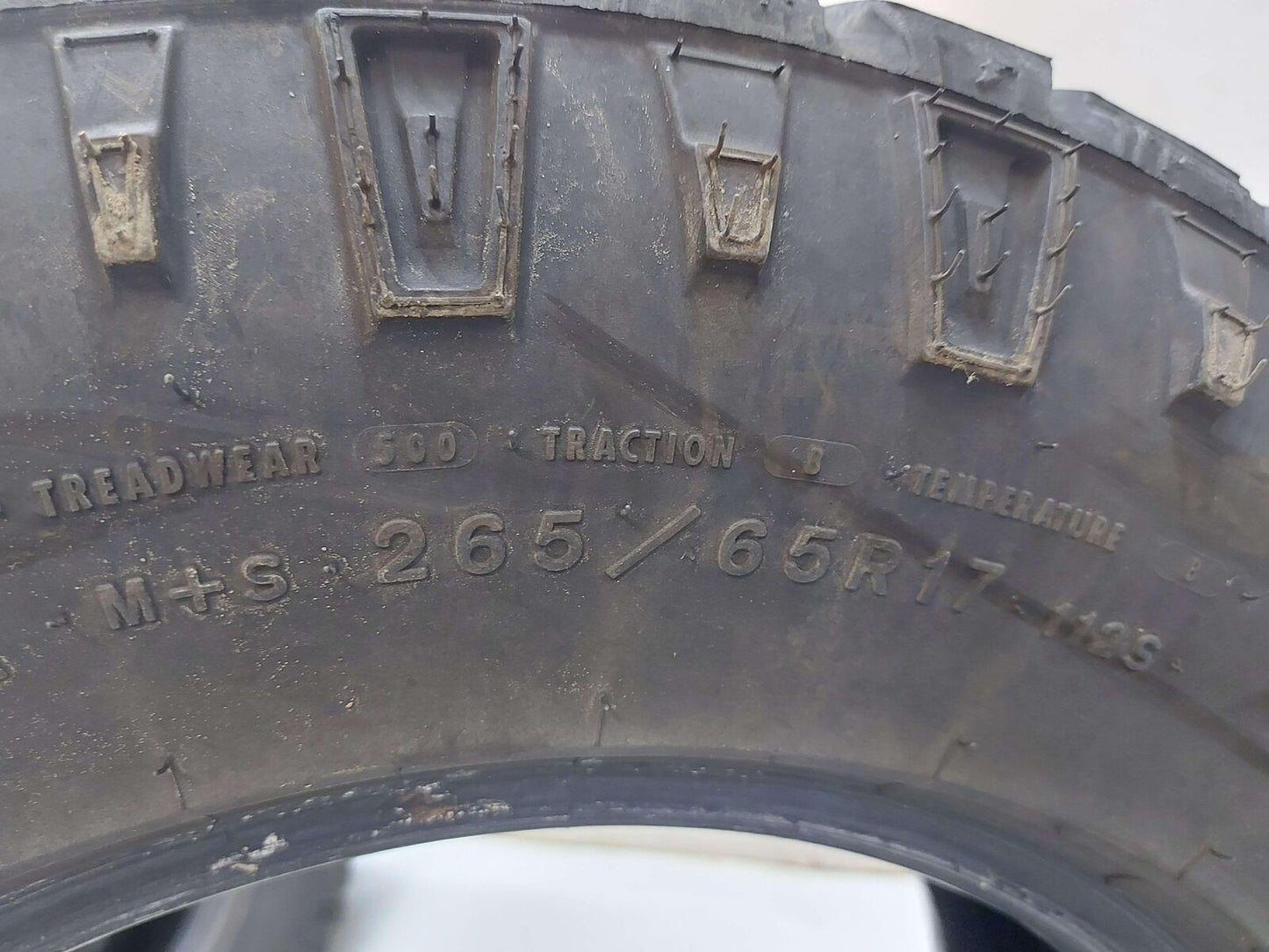 Tire Set Of 3 Goodyear Wrangler Duratrac 265/65-17 10/32 (2020 Toyota Tacoma)