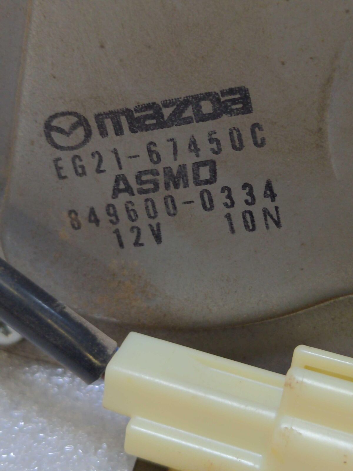 07-12 MAZDA CX7 Rear Windshield Wiper Motor EG21-67450C 849600-0334