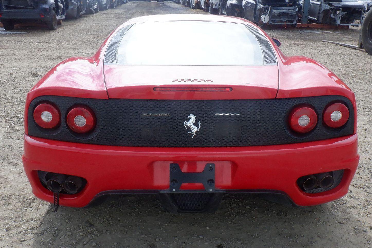 2000 Ferrari 360 Modena Rear Clip quarter roof floor custom cut section