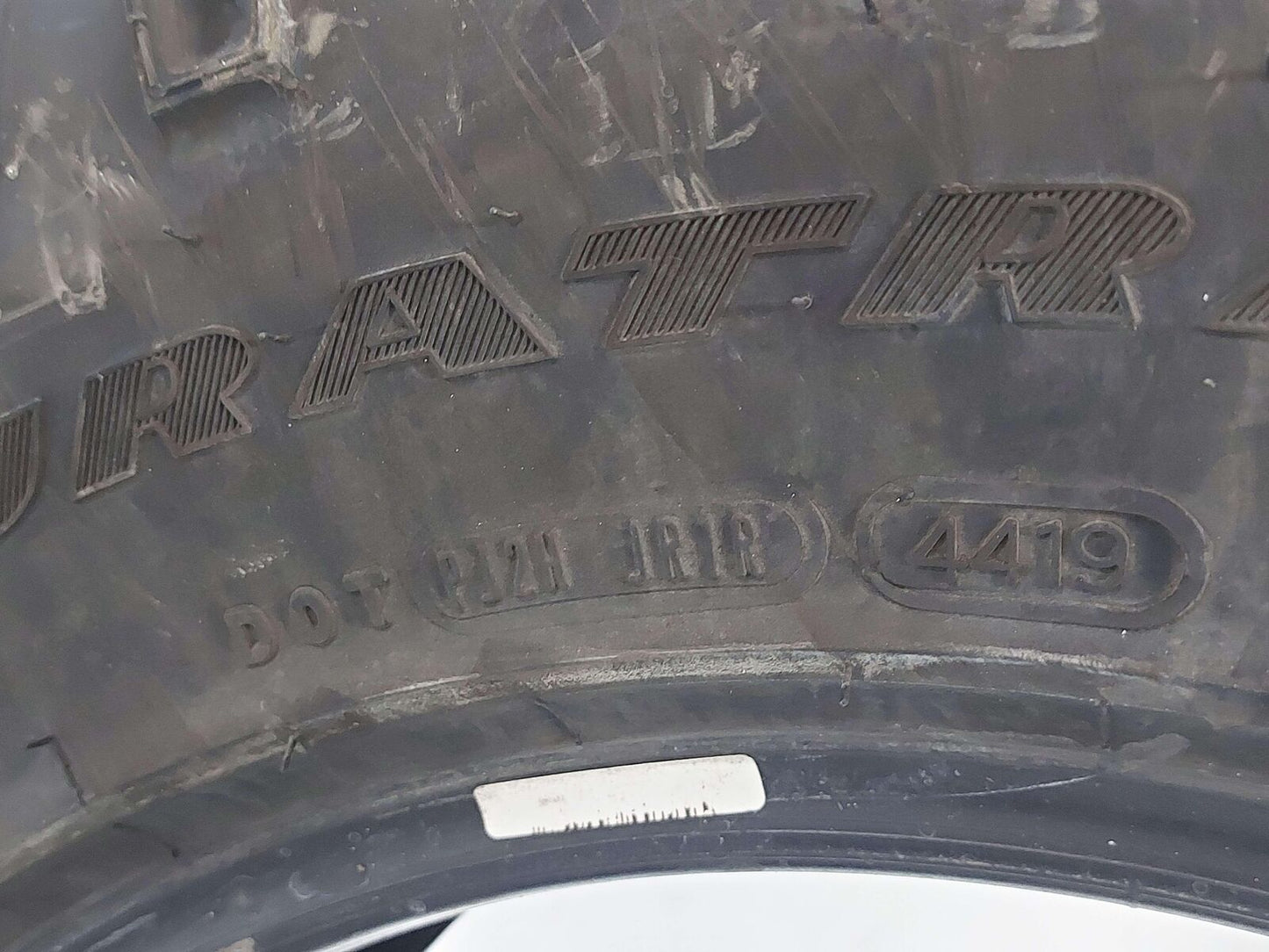 Tire Set Of 3 Goodyear Wrangler Duratrac 265/65-17 10/32 (2020 Toyota Tacoma)