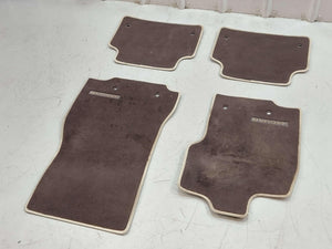 2015 JAGUAR XF X260 FLOOR MAT CARPET TYPE TRUFFLE W/IVORY TRIM