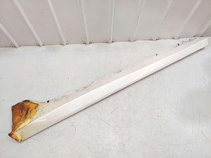 07 LAMBORGHINI GALLARDO 5.0L LEFT ROCKER PANEL SIDE SKIRT MOULDING WHITE *notes*