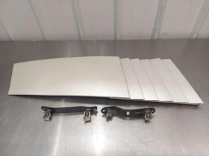 07 LAMBORGHINI REAR RIGHT QUARTER DUCT INLET GRILL GRILLE WHITE W/ MOUNTS *NOTE