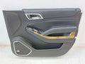 15-20 GMC YUKON DENALI 6.2L FRONT RIGHT DOOR TRIM PANEL WOOD TRIM BLACK *NOTE