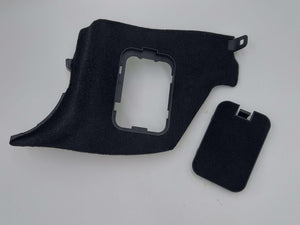 09 Nissan GTR GT-R R35 LH Left Lower Driver Side A Pillar Cover Black 66901JF10A