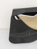 2014 Tesla S Rear RH Right Door Trim Panel Black And Tan *Notes* 1008105-09-k