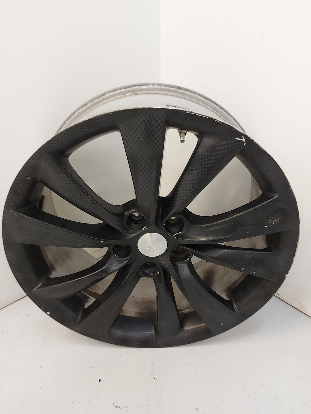 2014 TESLA S WHEEL RIM 19X8 10 SPOKE 1024183-00-B