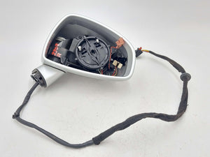 💥08-15 AUDI R8 RH Right Door Mirror silver heated Manual Folding *Less Glass*💥