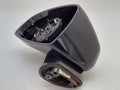 08-15 AUDI R8 LH LEFT DOOR MIRROR PHANTOM BLACK PEARLESCENT 4200857607D *PITTING