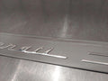 2010 Maserati GranTurismo S M145 Coupe LEFT SCUFF SILL PLATE 'Maserati'