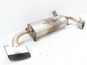 17-19 AUDI Q7 4M S-LINE EXHAUST MUFFLER W/ TIPS 3.0L 4M0253611N