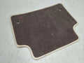 2015 JAGUAR XF X260 FLOOR MAT CARPET TYPE TRUFFLE W/IVORY TRIM