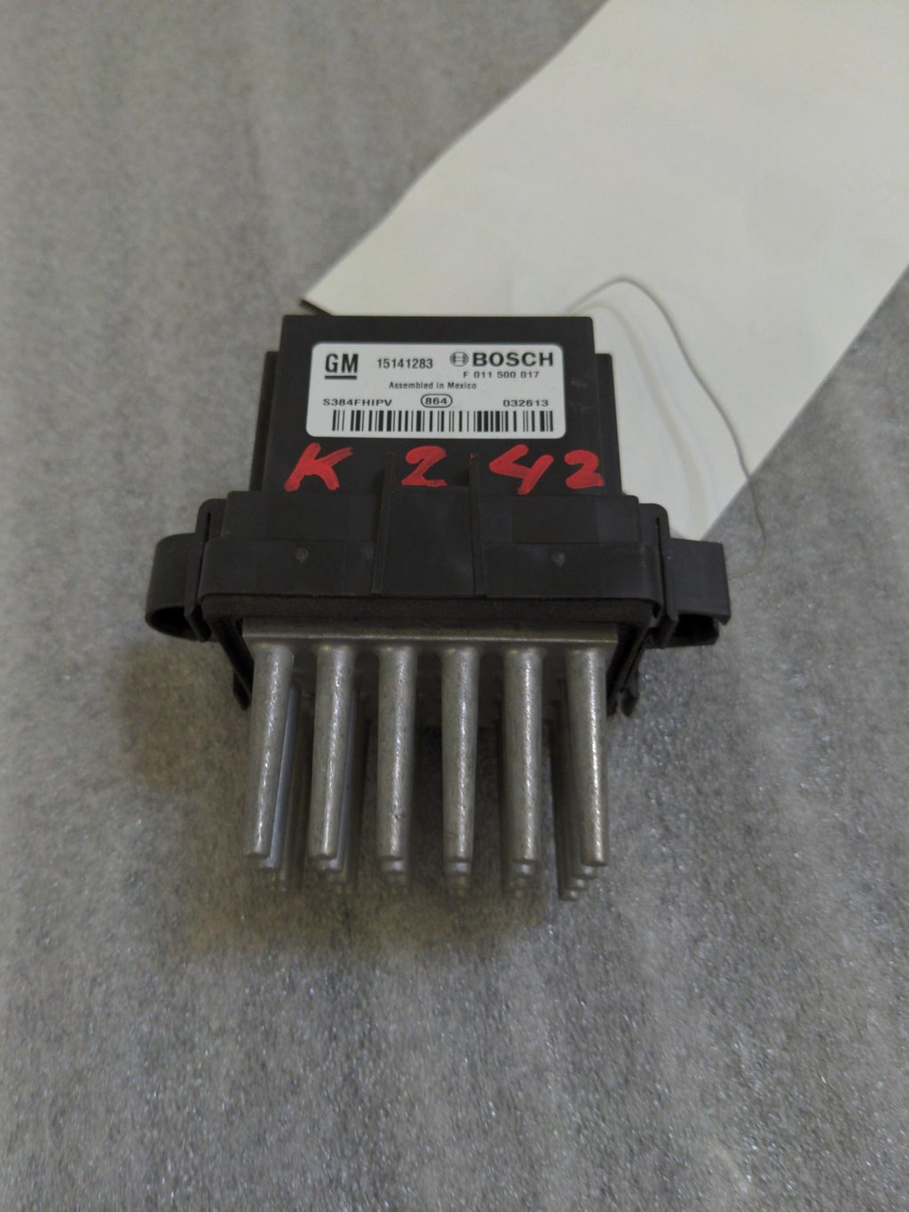 00-20 GMC YUKON XL 1500 Rear Blower Motor Resistor 15141283