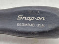 SNAP ON BLACK RATCHETING SCREW DRIVER SSDMR4B *GOUGED HANDLE RUSTY BITS*
