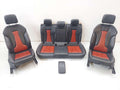2016 AUDI S3 8V LEFT RIGHT FRONT REAR SEAT SET MAGMA RED & BLACK *NOTES*