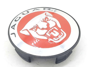 18-23 JAGUAR E-PACE X540 P300 SE WHEEL CENTER CAP RED JGB001D38ME FX23J8A2LK72