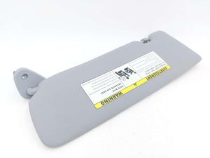 08-13 BMW 135I E82 RIGHT SUN VISOR COUPE GRAY 2996668