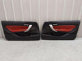 15-16 BMW 235I F23 FRONT REAR LEFT RIGHT CORAL RED INTERIOR SEAT SET & DOOR TRIM