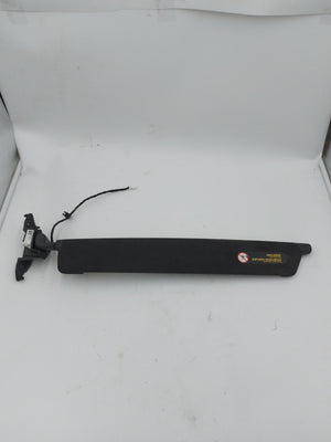 2017 TESLA X Right Sun Visor Rh Black Alcantara 1108418-14-A *Broken Mirror*