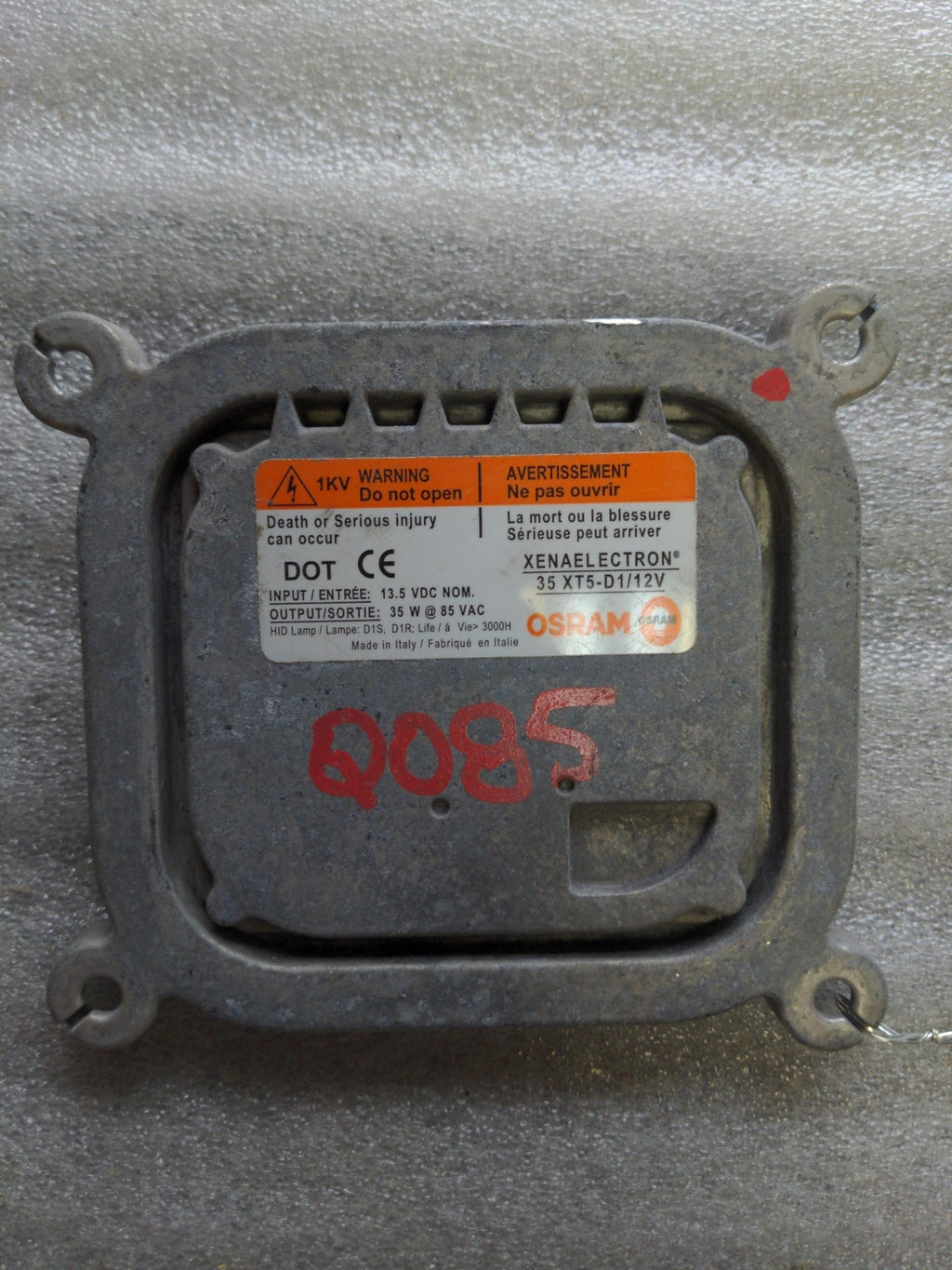 2008 CHEVROLET CORVETTE C6 35xt5-2-d1 Ballast