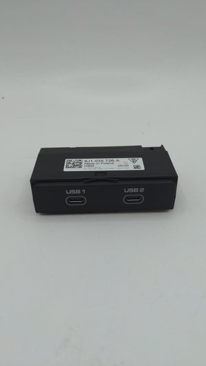 2020 PORSCHE TAYCAN 9j1035726a Double Usb Port From Console