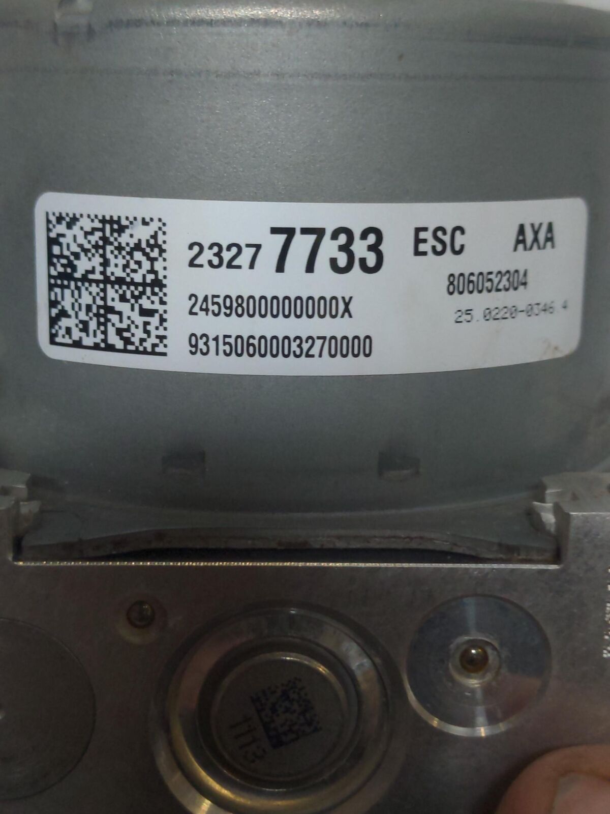 2015 CADILLAC ATS ABS Anti Lock Brake Pump Module Unit 23277733 98km KM'S!