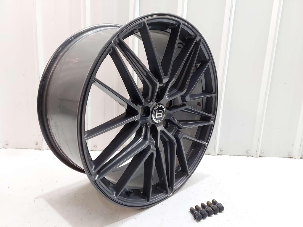 AFTERMARKET BRAELIN BR13 WHEEL RIM 22X10 DARK GREY FROM 2021 LAMBORGHINI URUS