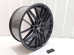 AFTERMARKET BRAELIN BR13 WHEEL RIM 22X10 DARK GREY FROM 2021 LAMBORGHINI URUS