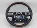 14-19 LEXUS GX460 STEERING WHEEL LEATHER WOODGRAIN HEATED 15163014 GS120-04280
