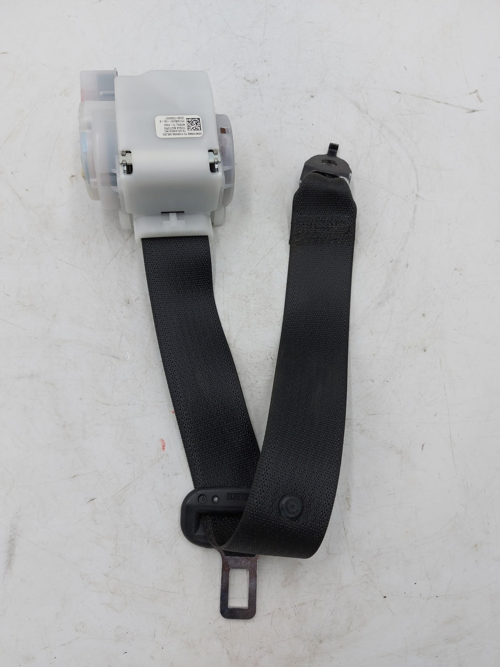 2014 Tesla S Rear Center Seat Belt Retractor Black 1023136-00-D 2456529-AD