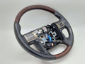 14-19 LEXUS GX460 STEERING WHEEL LEATHER WOODGRAIN HEATED 15163014 GS120-04280