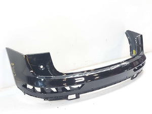 18-20 AUDI SQ5 80A REAR UPPER BUMPER COVER S-LINE MYTH BLACK METALLIC 0E *NOTE
