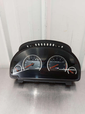 15-16 BMW X6M F86 SPEEDOMETER GAUGE CLUSTER 4.4L KPH KILOMETERS 7856860