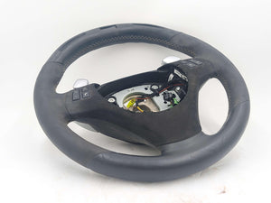 08-13 BMW 135I E82 STEERING WHEEL BLACK LEATHER ALCANTARA W/ SHIFT LIGHTS