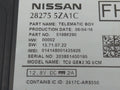 2017 Infiniti QX30 Telematics Control Module 282755ZA1C