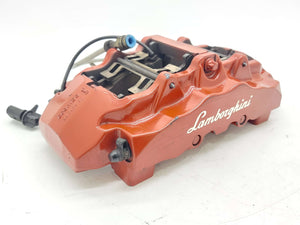 2004 LAMBORGHINI GALLARDO 5.0L FRONT LEFT BRAKE CALIPER RED BREMBO *CHIPPED*