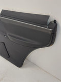2017 TESLA X Right Rear Door Trim Panel 1058004-01-h Black Carbon Fiber Leather