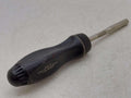 SNAP ON BLACK RATCHETING SCREW DRIVER SSDMR4B *GOUGED HANDLE RUSTY BITS*
